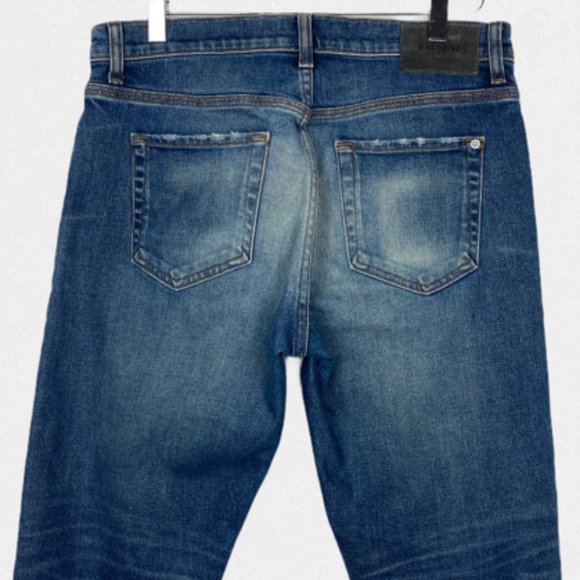 Baldwin Henley Slim Straight Jeans in Porter - Picture 7 of 11